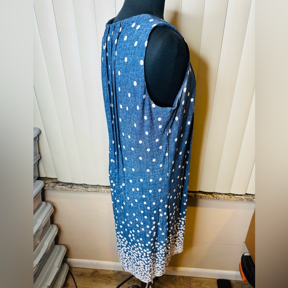 Perceptions Women's Plus Sleeveless Shift Pleated… - image 4